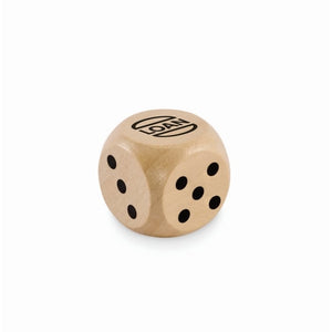 Schima houten dobbelsteen 3cm 10802