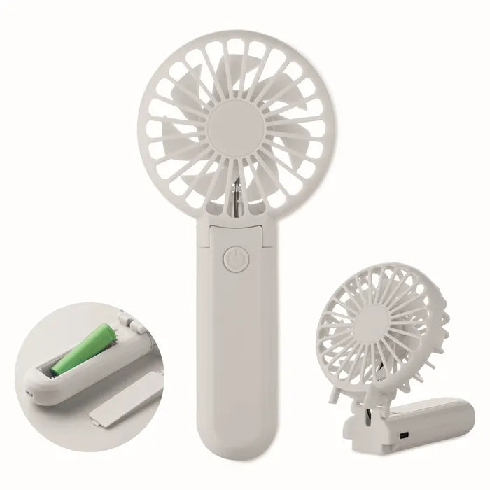 Draagbare vouwventilator IBERA  met logo