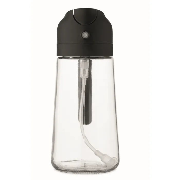 Glazen olie dispenser & spray DIP  met opdruk
