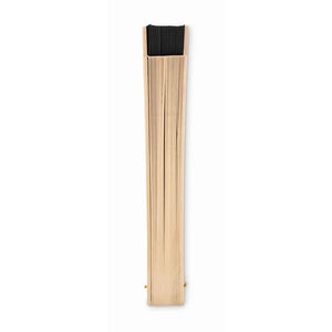 Houten handwaaier WOODFAN  met logo
