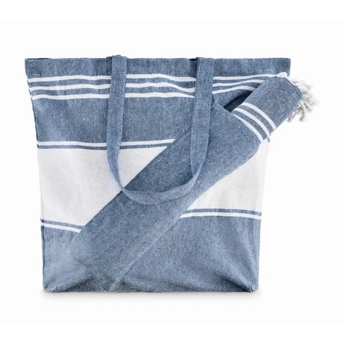 Strandtas met hamamdoek HUMMUM  4