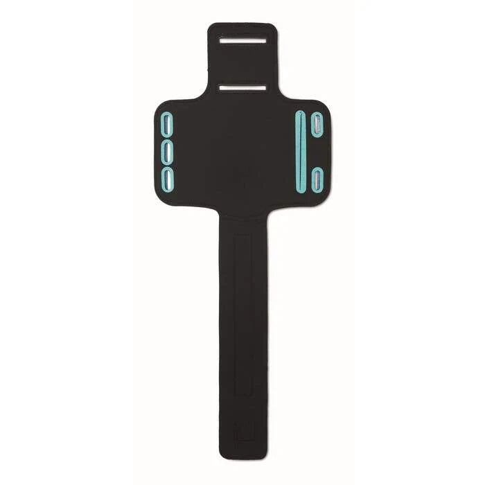 Grote neopreen telefoonhoes zwart 1 kleur tp 4646
