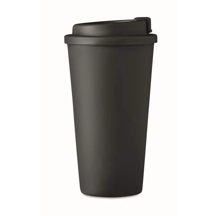 Dubbelwandige drinkbeker 475 ml wit 1 kleur zd 3298