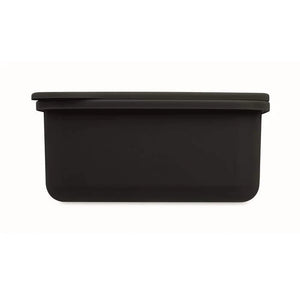 Lunchbox met bestek zwart 4 kleuren tp 7299