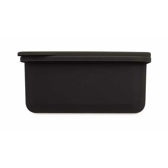 Lunchbox met bestek zwart 4 kleuren tp 7299