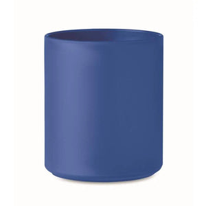 Herbruikbare mok 300 ml blauw onbedrukt 5092