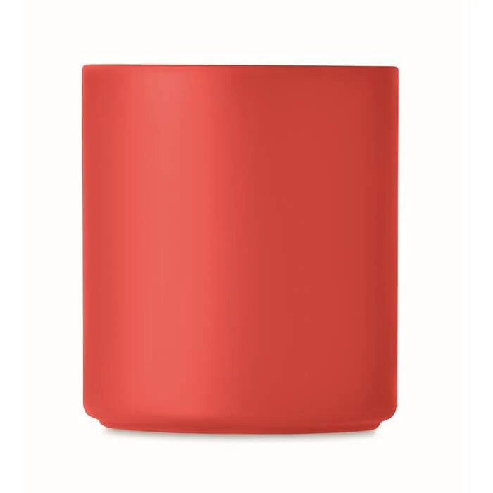 Herbruikbare mok 300 ml rood 2 kleuren tp 5094