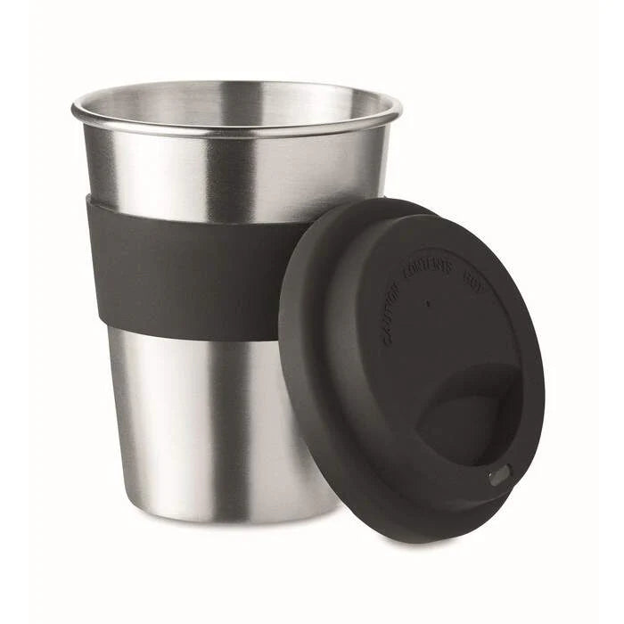 RVS drinkbeker 350 ml wit 1 kleur zd 10578