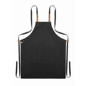Schort organisch katoen blauw 1 kleur zd 10921