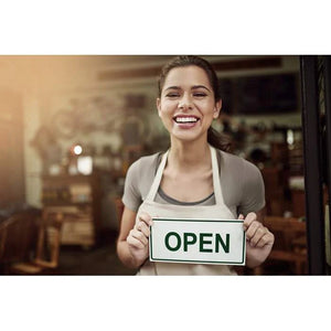 Schort organisch katoen beige 3 kleuren zd 10914