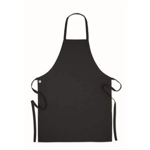 Schort organisch katoen blauw 1 kleur zd 10922