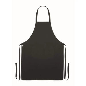 Schort organisch katoen blauw 2 kleuren zd 10924