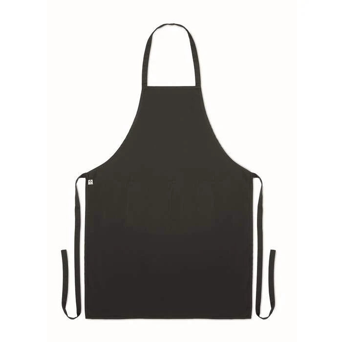 Schort organisch katoen blauw 2 kleuren zd 10924