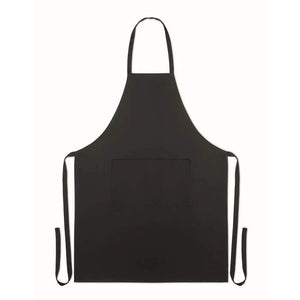 Schort organisch katoen blauw 3 kleuren zd 10926