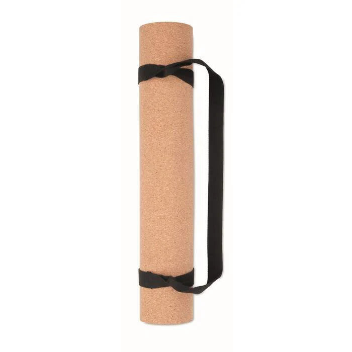 Yogamat van kurk sample