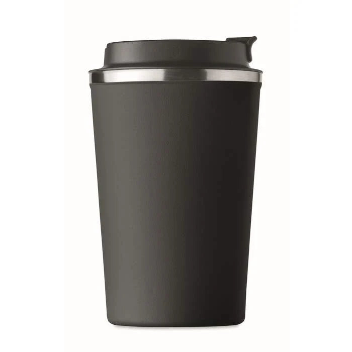 Dubbelwandige drinkbeker beige onbedrukt 3303