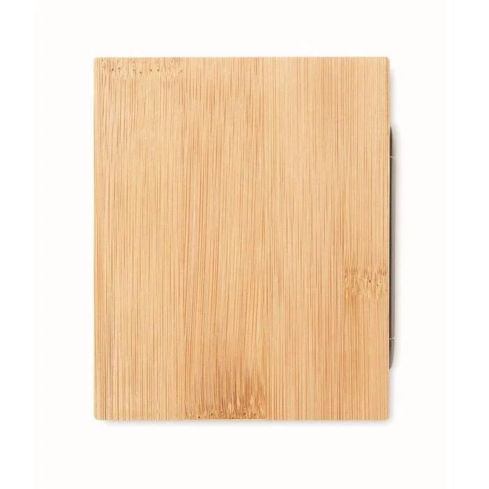 Bamboe pennenbak met LCD klok hout 4 kleuren tp 1251