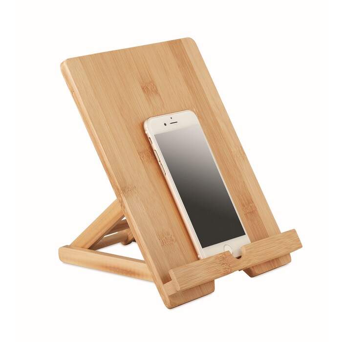Bamboe laptop standaard sample
