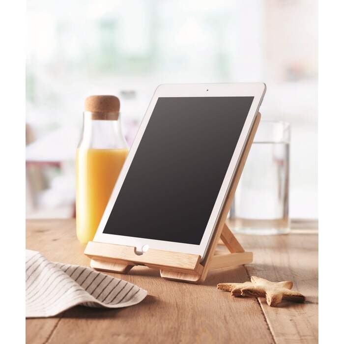 Bamboe laptop standaard sample