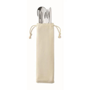 RVS bestekset CUSTA SET beige 4 kleuren zd 10567
