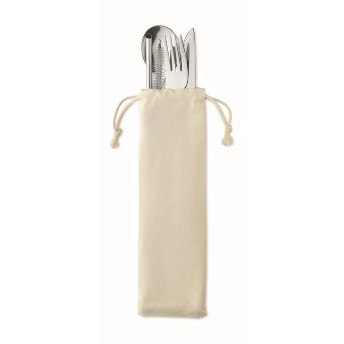 RVS bestekset CUSTA SET beige 4 kleuren zd 10567