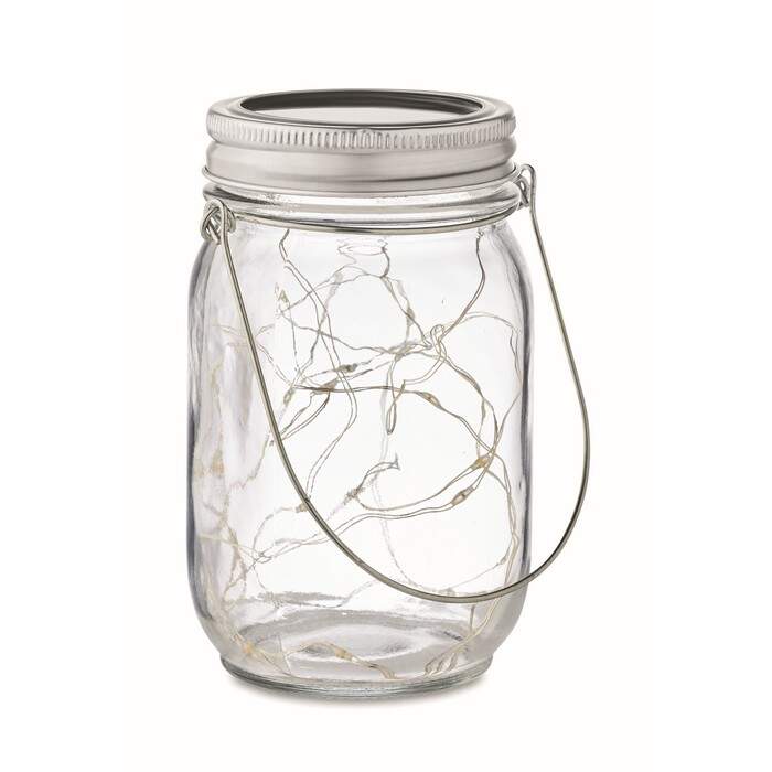 Mason jar solar buitenlamp POT LAMP bedrukken