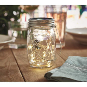 Mason jar solar buitenlamp POT LAMP transparant 3 kleuren tp 7725