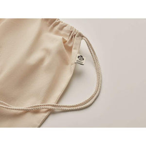 Trekkoordzak van biologisch kat YUKI beige 4 kleuren zd 12670