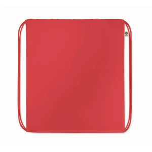 Trekkoord rugzak van organisch YUKI COLOUR blauw 2 kleuren zd 12646