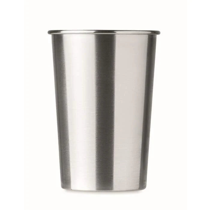 RVS beker 350ml BONGO zilver Graveren 10560
