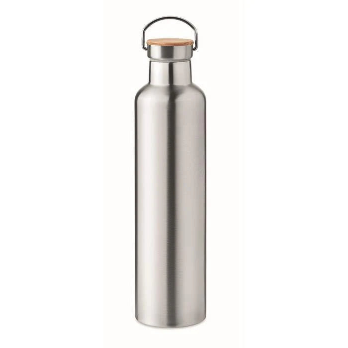Dubbelwandige RVS drinkfles 1L HELSINKI LARGE bedrukken