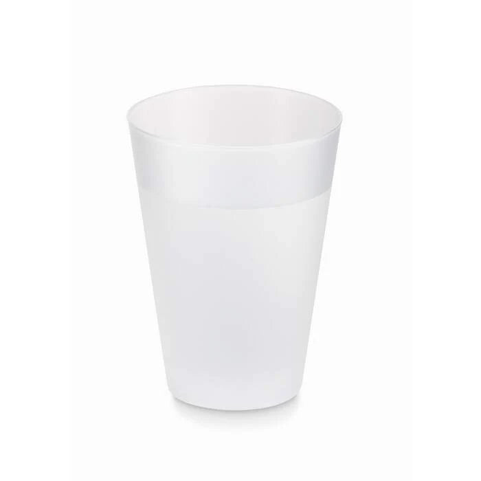 Matte PP beker 300ml FESTA LARGE 7748