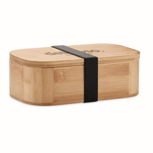 Bamboe lunchtrommel 1000ml LADEN LARGE hout onbedrukt 1236
