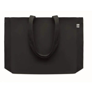 Gerecyclede tas 280 gr/m&sup2; RESPECT COLOURED zwart onbedrukt 4388