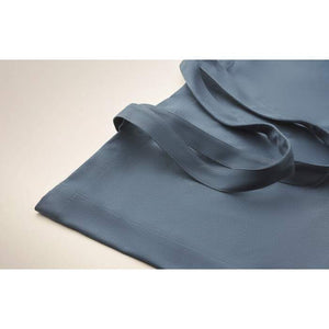Gerecyclede tas 280 gr/m&sup2; RESPECT COLOURED blauw onbedrukt 4381