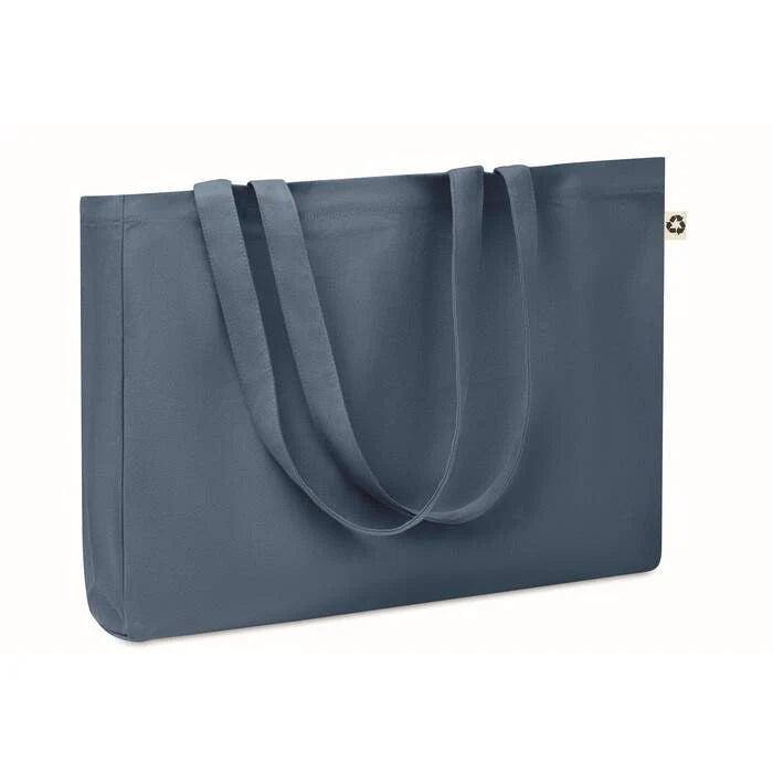 Gerecyclede tas 280 gr/m&sup2; RESPECT COLOURED zwart 3 kleuren zd 4386