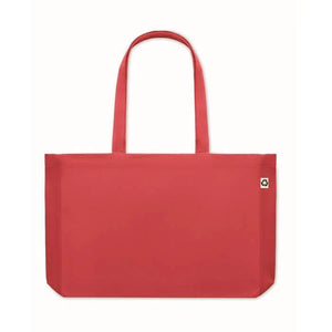 Gerecyclede tas 280 gr/m&sup2; RESPECT COLOURED rood 1 kleur zd 4382