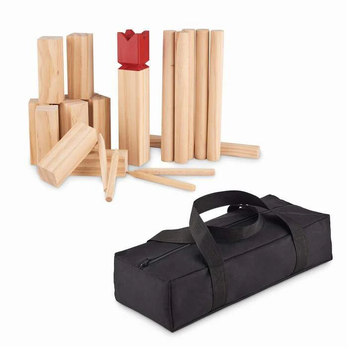 Houten werpspel KING bedrukken
