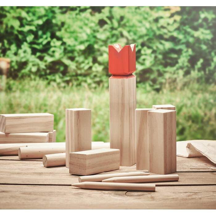 Houten werpspel KING hout onbedrukt 5330