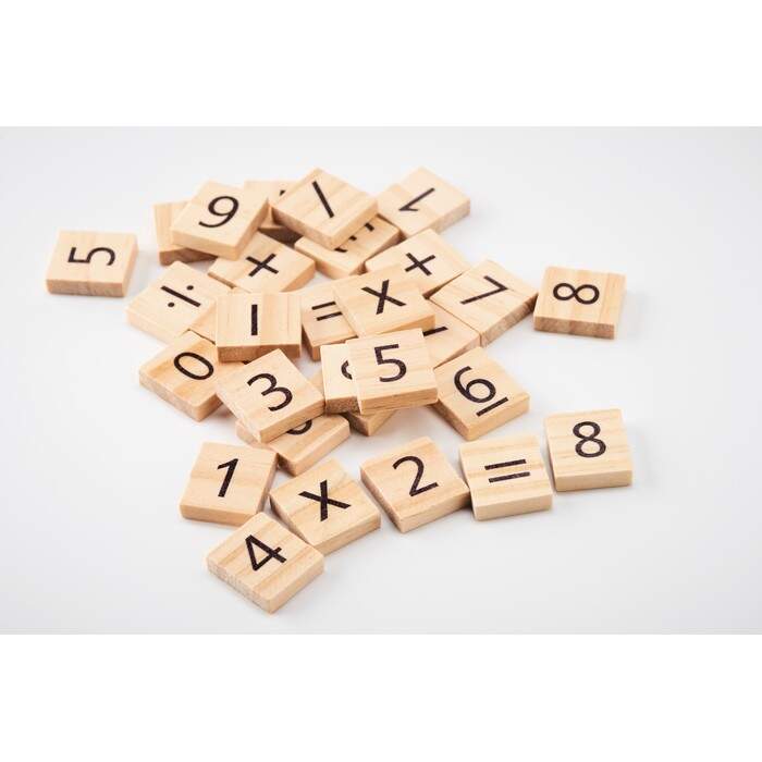 Educatief houten telspel EDUCOUNT beige 4 kleuren zd 3535