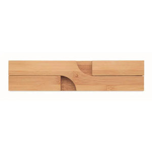 Opvouwbare bamboe onderzetter IMBA hout Graveren 8645