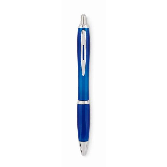 RPET balpen RIO RPET blauw onbedrukt 10090