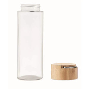 Glazen fles 500ml bamboe dop AMELAND 4486