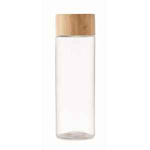 Glazen fles 500ml bamboe dop AMELAND 4488