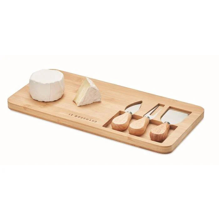 Bamboe kaasplank set GLENAVY sample