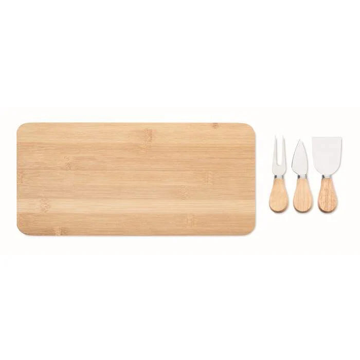 Bamboe kaasplank set GLENAVY 1212