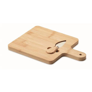 Bamboe kaasplank met mes DARFIELD bedrukken