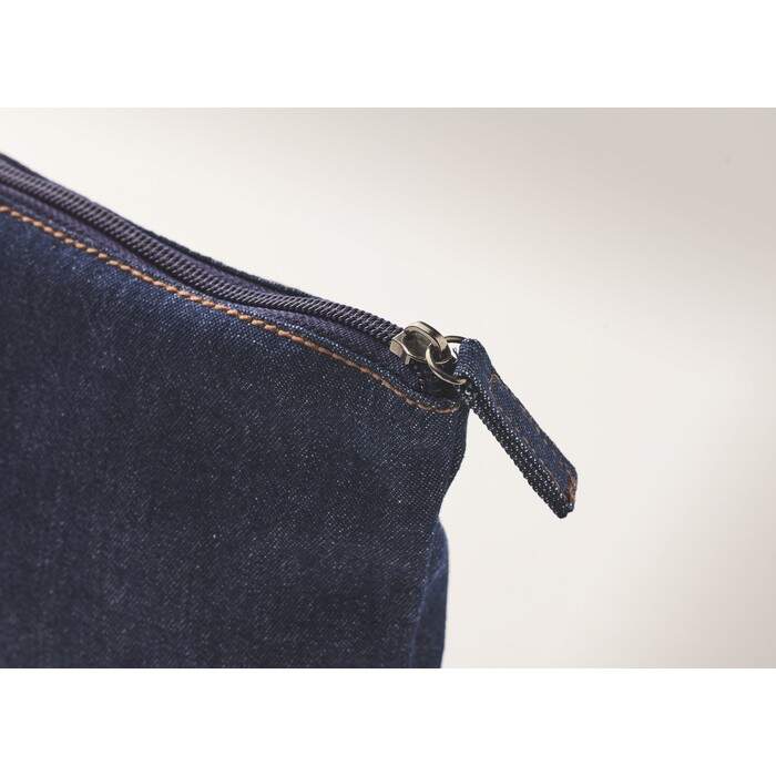 Gerecycled denim toilettasje STYLE POUCH 4288