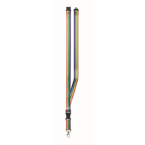 Regenboog RPET sleutelkoord BOWYARD 9799