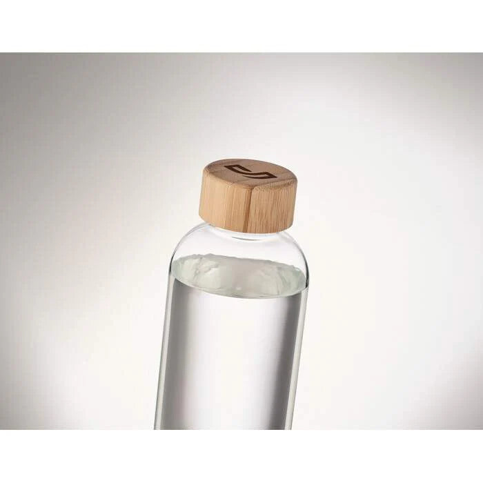 Glazen drinkfles bamboe dop FRISIAN 4472
